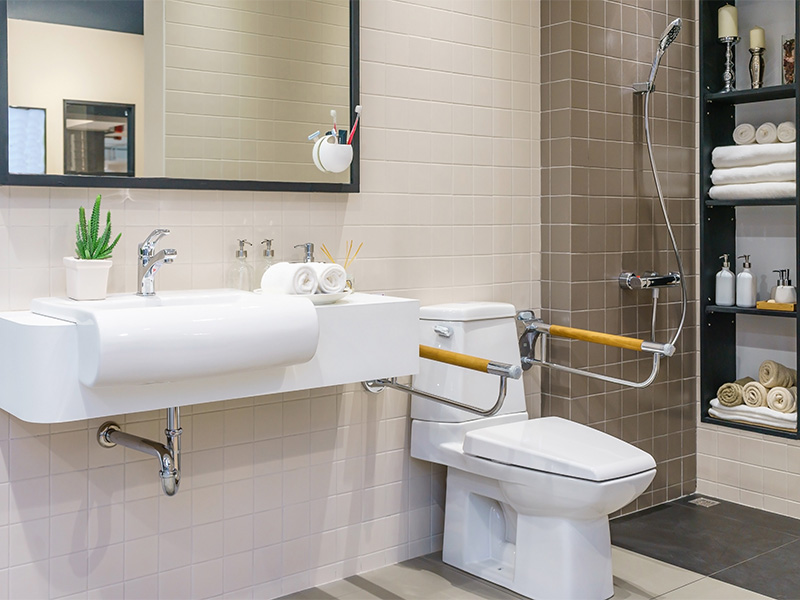 Aménagement de salle de bain PMR près de Meaux